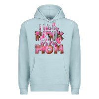 Blue Mist i wear pink for my mom Premium Hoodie - CowGirlArtShop