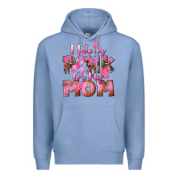 Colony Blue i wear pink for my mom Premium Hoodie - CowGirlArtShop