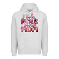Dove Grey i wear pink for my mom Premium Hoodie - CowGirlArtShop