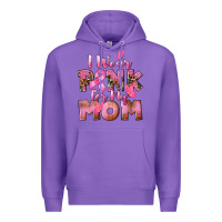 Purple i wear pink for my mom Premium Hoodie - CowGirlArtShop