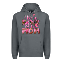 Rock i wear pink for my mom Premium Hoodie - CowGirlArtShop