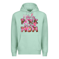 Seafoam i wear pink for my mom Premium Hoodie - CowGirlArtShop