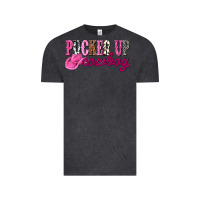 Vintage Black pucker up cowboy Vintage Tee - NancyCooperArtShop