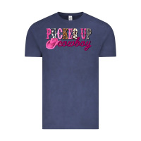 Vintage Denim pucker up cowboy Vintage Tee - NancyCooperArtShop