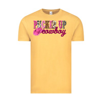 Vintage Mustard pucker up cowboy Vintage Tee - NancyCooperArtShop