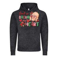 Vintage Black don't go bacon my heart Vintage Hoodie - MaliasSmallBusiness