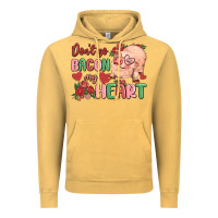 Vintage Mustard don't go bacon my heart Vintage Hoodie - MaliasSmallBusiness