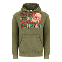 Vintage Olive don't go bacon my heart Vintage Hoodie - MaliasSmallBusiness