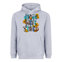 Heather Grey Super mom super wife super tired Heavyweight Hoodie - CowGirlArtShop