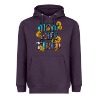 Plum Super mom super wife super tired Heavyweight Hoodie - CowGirlArtShop