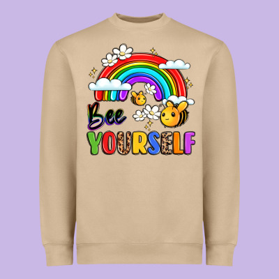 Bee Yourself Heavyweight Sweatshirt Designed By Lillyallendesigns