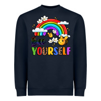 Navy bee yourself Heavyweight Sweatshirt - LillyAllenDesigns