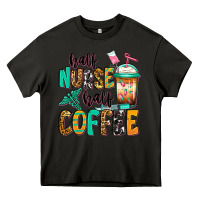 Asphalt half nurse half coffee Heavy Core Tee - Jasminsmagicworld