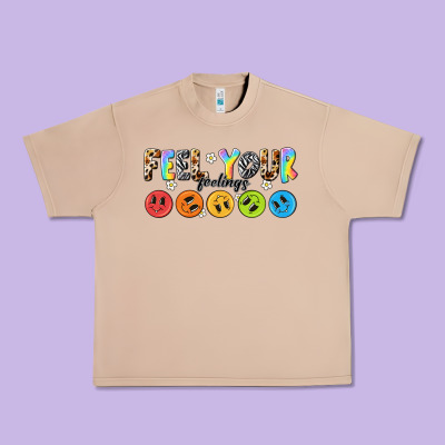 Feel Your Feelings Urban Heavy Tee Designed By Nancycooperartshop