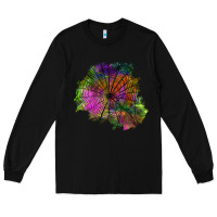 Black halloween spider web for patches Long Sleeve Tee - BundleAndBundleShop