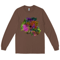 Chestnut halloween spider web for patches Long Sleeve Tee - BundleAndBundleShop