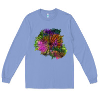 Colony Blue halloween spider web for patches Long Sleeve Tee - BundleAndBundleShop
