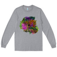 Heather Grey halloween spider web for patches Long Sleeve Tee - BundleAndBundleShop