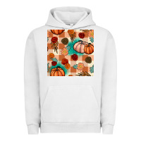 Pigment Lunar Rock floral pumpkins seamless pattern Urban Hoodie - BundleAndBundleShop