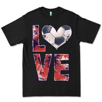 Black soccer love Premium Tee - JahusDesignShop