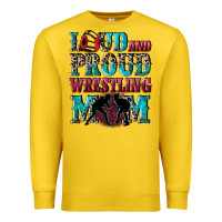 Lemon Loud and proud wrestling Mom Mother's Day Premium Sweatshirt - CowGirlArtShop