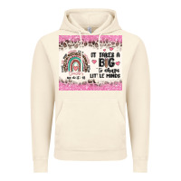 Vintage Artic it takes a big to shape little minds Vintage Hoodie - MaliasSmallBusiness