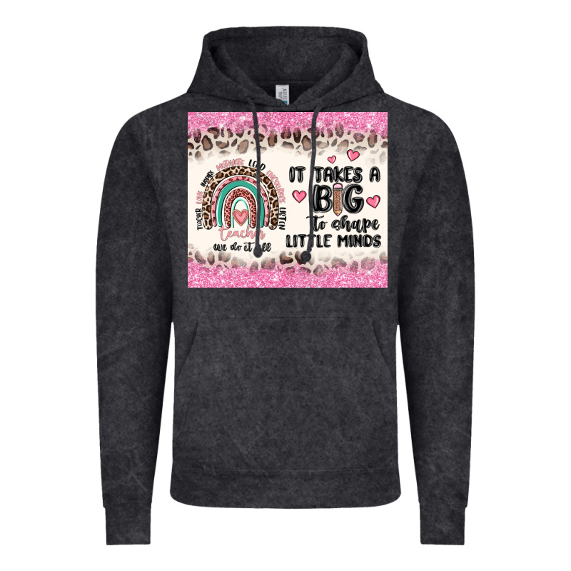 It Takes A Big To Shape Little Minds Vintage Hoodie by MaliasSmallBusiness | Teevron