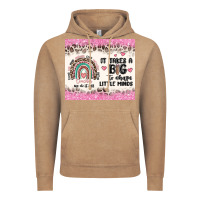 Vintage Coffee it takes a big to shape little minds Vintage Hoodie - MaliasSmallBusiness