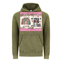 Vintage Olive it takes a big to shape little minds Vintage Hoodie - MaliasSmallBusiness