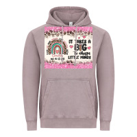Vintage Zinc it takes a big to shape little minds Vintage Hoodie - MaliasSmallBusiness