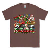 Chestnut Merry Christmas  tractor Classic Tee - CowhideDigitalArt