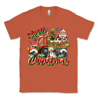 Copper Merry Christmas  tractor Classic Tee - CowhideDigitalArt