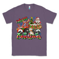 Lavender Merry Christmas  tractor Classic Tee - CowhideDigitalArt
