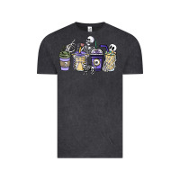 Vintage Black skeleton coffee cups Vintage Tee - NancyCooperArtShop