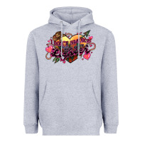 Heather Grey I don't smoke but he's got a lighter Heavyweight Hoodie - HowdyJamesFarm