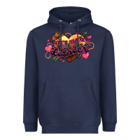 Navy I don't smoke but he's got a lighter Heavyweight Hoodie - HowdyJamesFarm