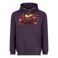 Plum I don't smoke but he's got a lighter Heavyweight Hoodie - HowdyJamesFarm
