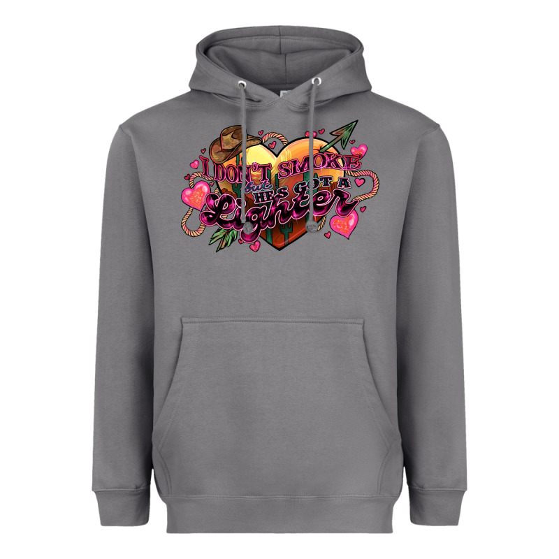 I Don't Smoke But He's Got A Lighter Heavyweight Hoodie by HowdyJamesFarm | Teevron