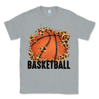 Heather Grey custom name basketball Classic Tee - MaliasSmallBusiness