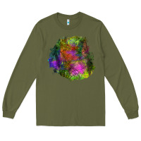 Army Green halloween spider web for patches Long Sleeve Tee - BundleAndBundleShop