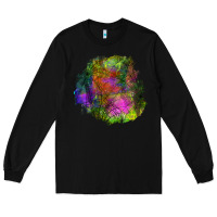 Black halloween spider web for patches Long Sleeve Tee - BundleAndBundleShop
