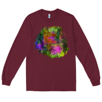 Burgundy halloween spider web for patches Long Sleeve Tee - BundleAndBundleShop