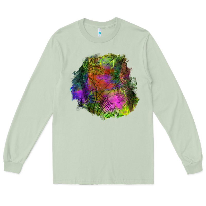 Halloween Spider Web For Patches Long Sleeve Tee by BundleAndBundleShop | Teevron