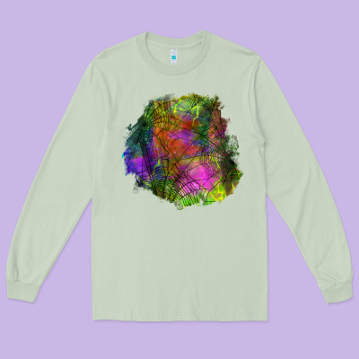 Halloween Spider Web For Patches Long Sleeve Tee Designed By Bundleandbundleshop