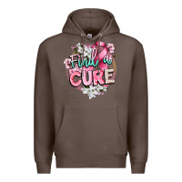 Coffee find a cure cancer awareness Premium Hoodie - CowGirlArtShop