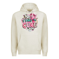 Oatmeal Heather find a cure cancer awareness Premium Hoodie - CowGirlArtShop