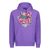 Purple find a cure cancer awareness Premium Hoodie - CowGirlArtShop