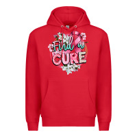 Red find a cure cancer awareness Premium Hoodie - CowGirlArtShop
