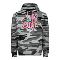 Slate Camo find a cure cancer awareness Premium Hoodie - CowGirlArtShop
