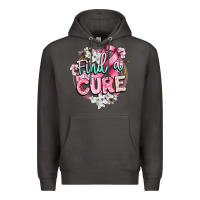 Smoke find a cure cancer awareness Premium Hoodie - CowGirlArtShop